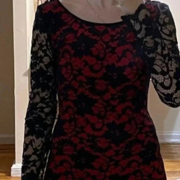 🌺Red and black Frederick's of Hollywood dress🎉 - Picture 10 of 16